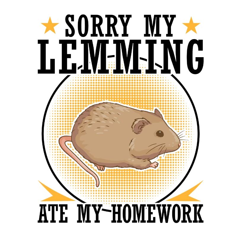 Lemming has eaten homework Lemming