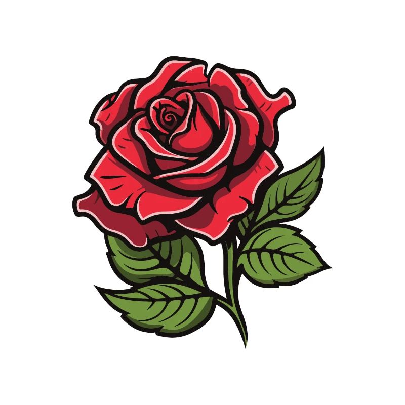 Fleur de rose Amour