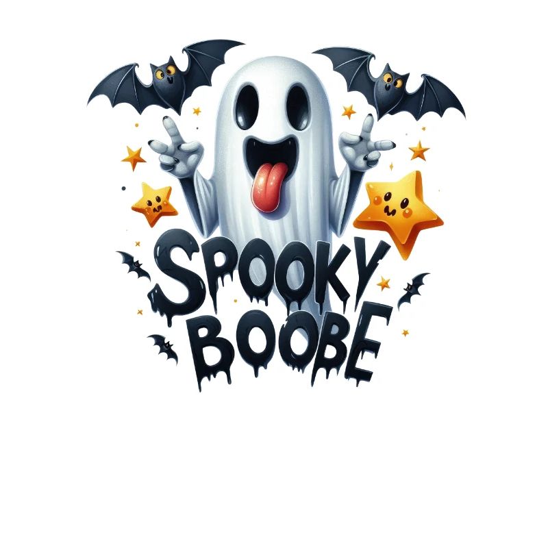 Halloween Partner Look Spooky Boobe Design