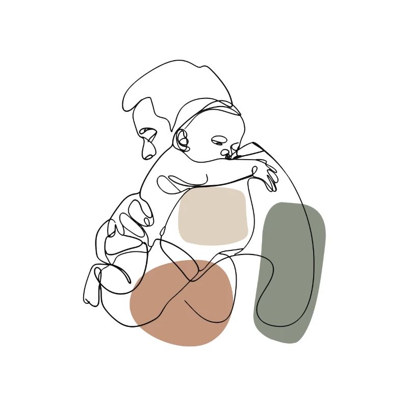 Père avec enfant, bébé