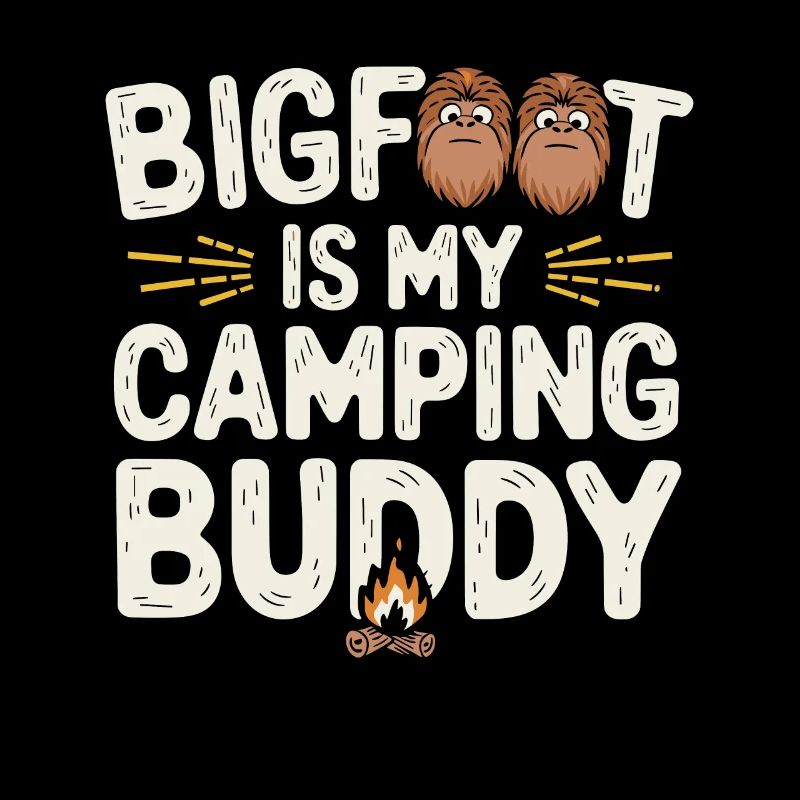 Bigfoot croyant Sasquatch Cryptide Créature de la forêt