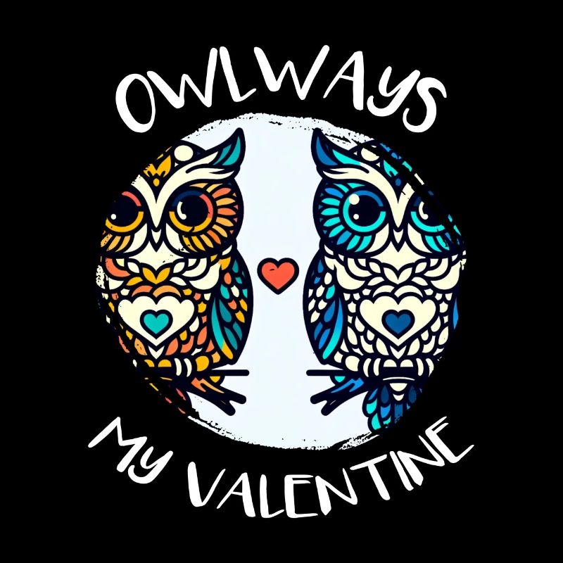 Hiboux mon hibou de la Saint-Valentin
