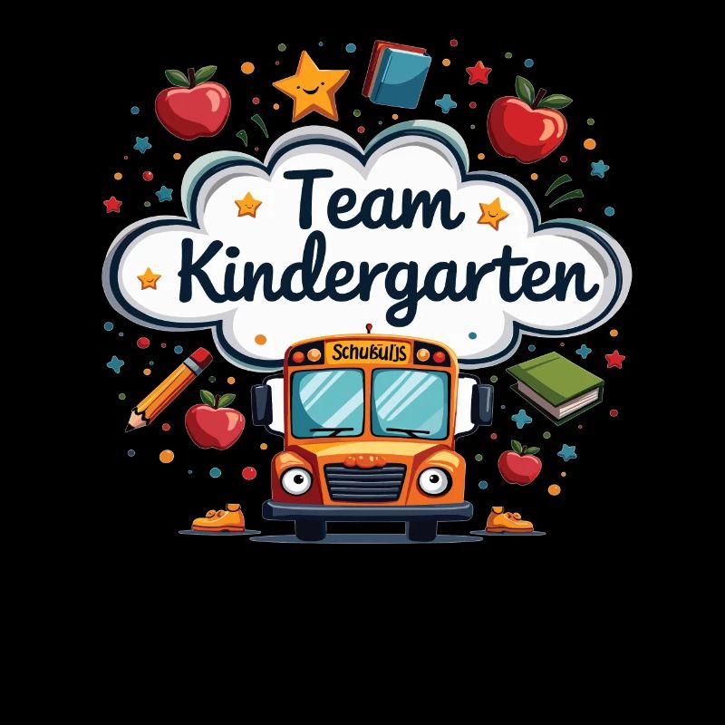 Team Kindergarten – Un design mignon pour les enfants