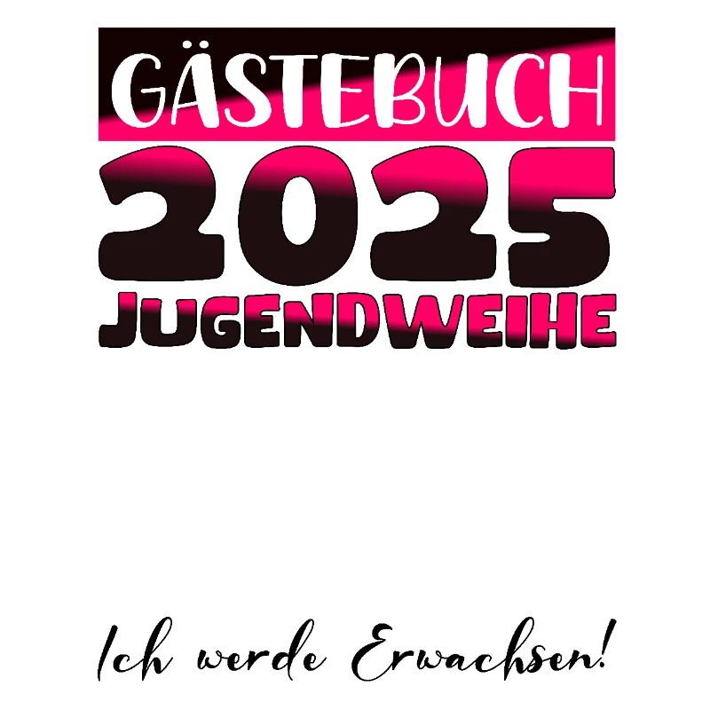 Jugendweihe 2025 Gästebuch Geschenk Mädchen Jungen