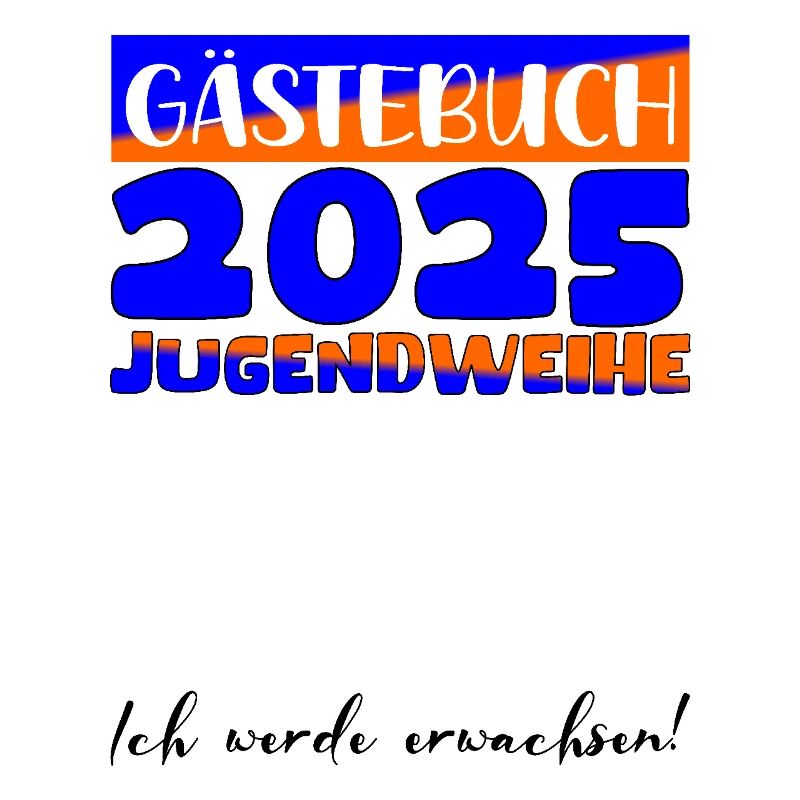 Jugendweihe 2025 Gästebuch Geschenk Mädchen Jungen