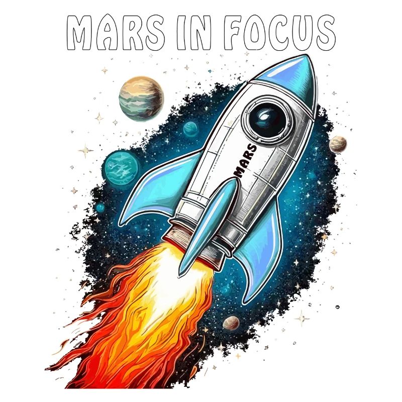 FUSÉE MARS EN LIGNE DE MIRE