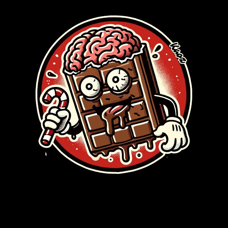 Sweet but crazy zombie chocolate