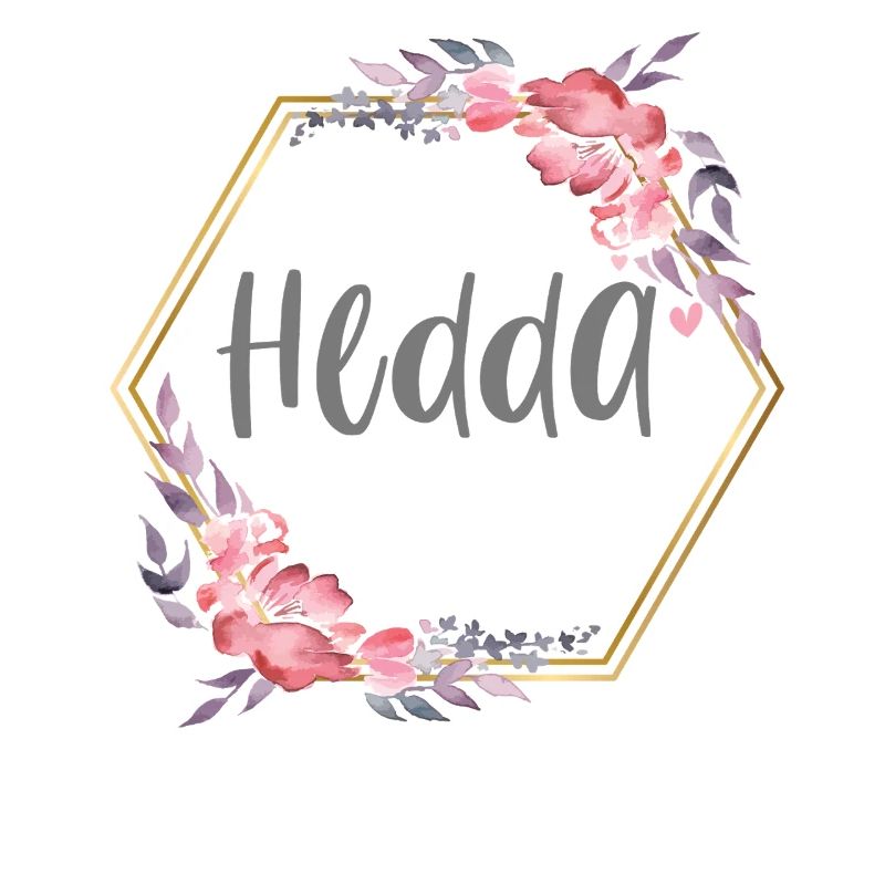 Hedda Mädchen Name personalisiertes Geschenk