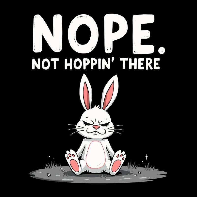 Lapin Conception d’animaux sarcastiques