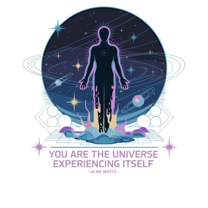 Être céleste | Alan Watts Citation Conception