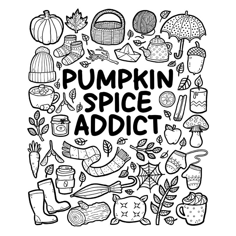 Pumpkin Spice Junkie – Fall Design