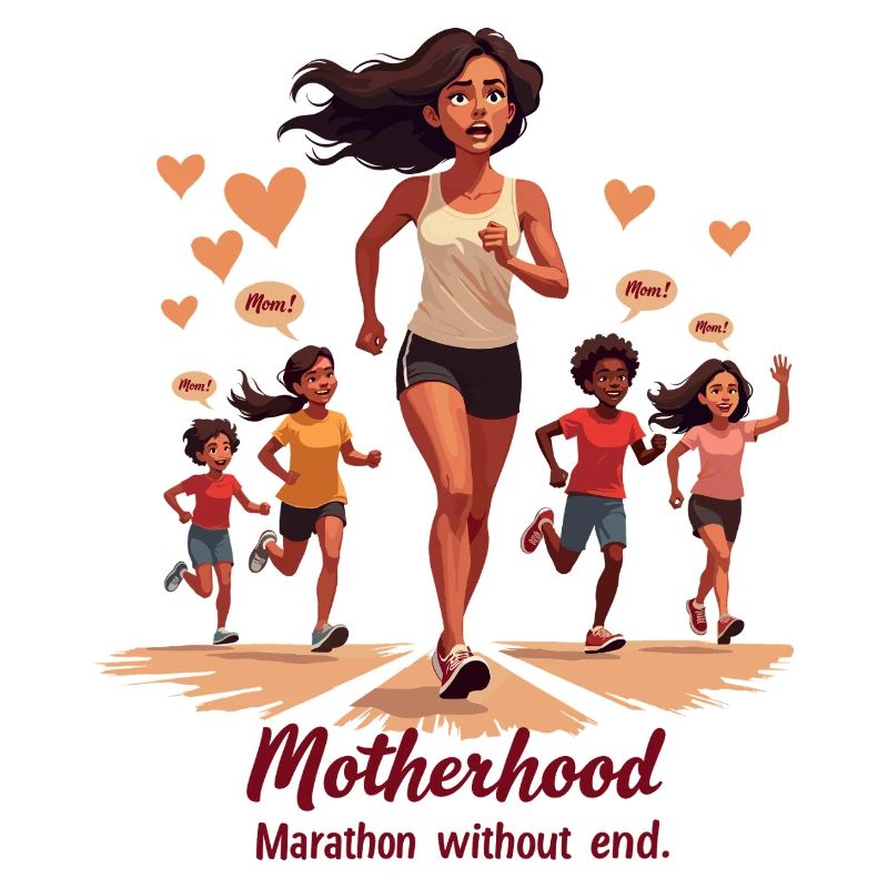 Being a mother: Marathon without end.