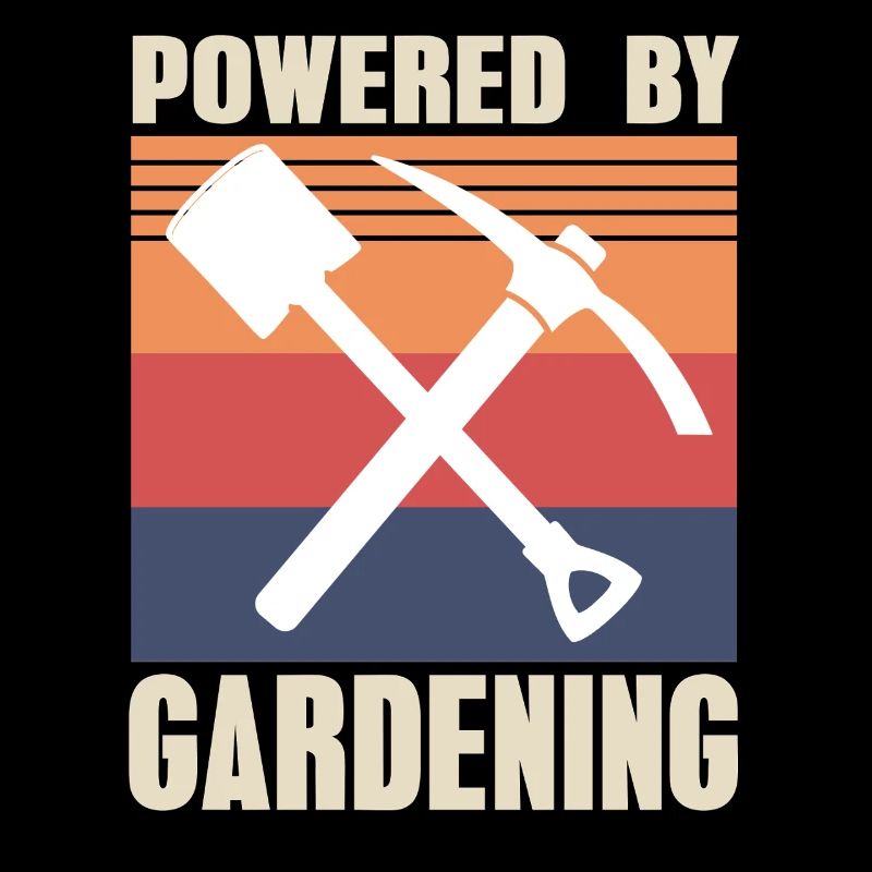 Powered by Gardening Retro Style Fan