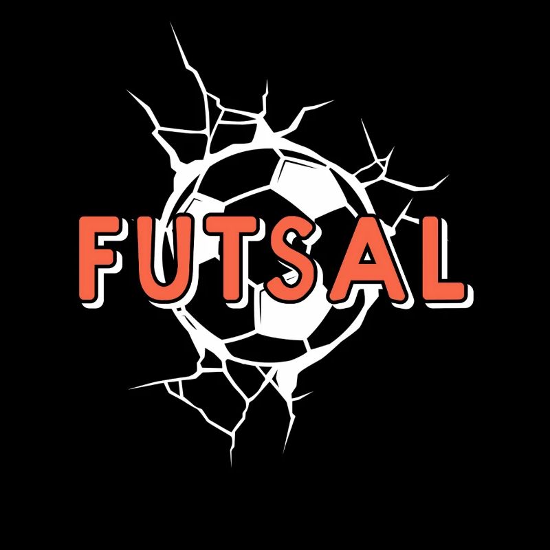Futsal Cracked Ball Bold Statement Athlete Gear