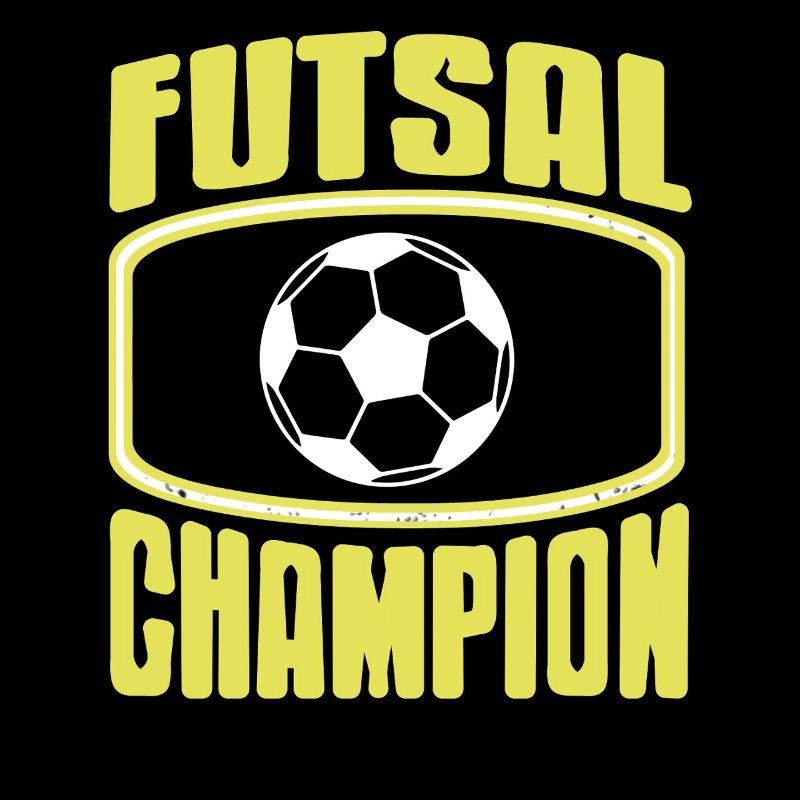Futsal Champion Bold Player Indoor Court Win