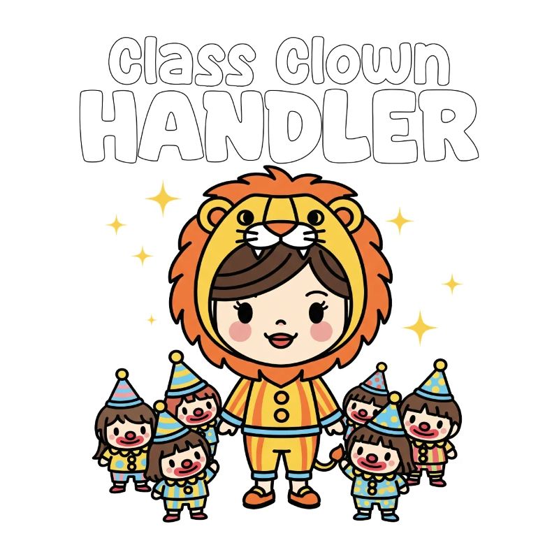 KLASSE CLOWN HANDLER - LEHRER GESCHENK