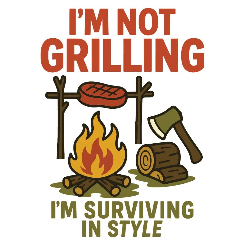 Prepper Survival Bushcrafting Je ne suis pas
