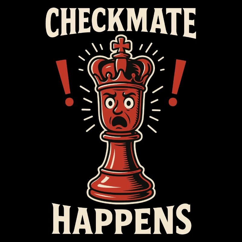 Checkmate Happens Chess Player Board Game