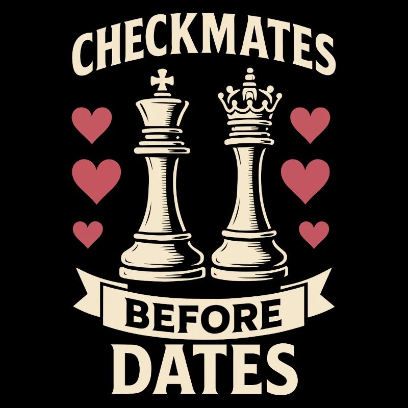 Schaker schaakmat voor datums