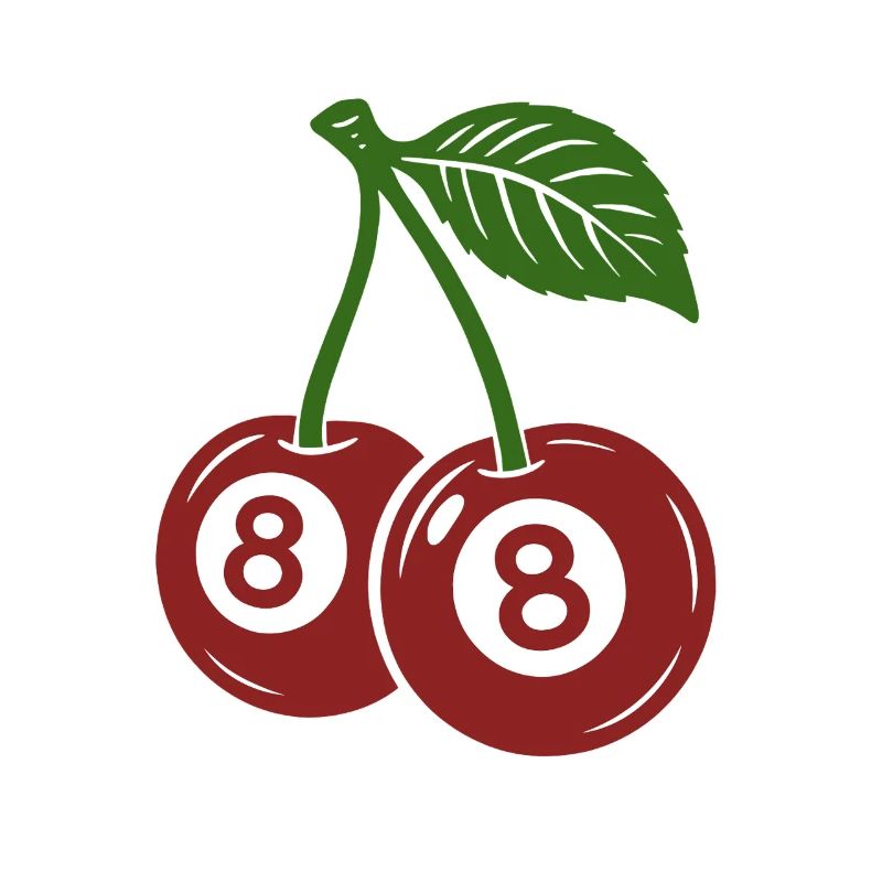 Eight Ball, Cherries, Billiard Player Gift