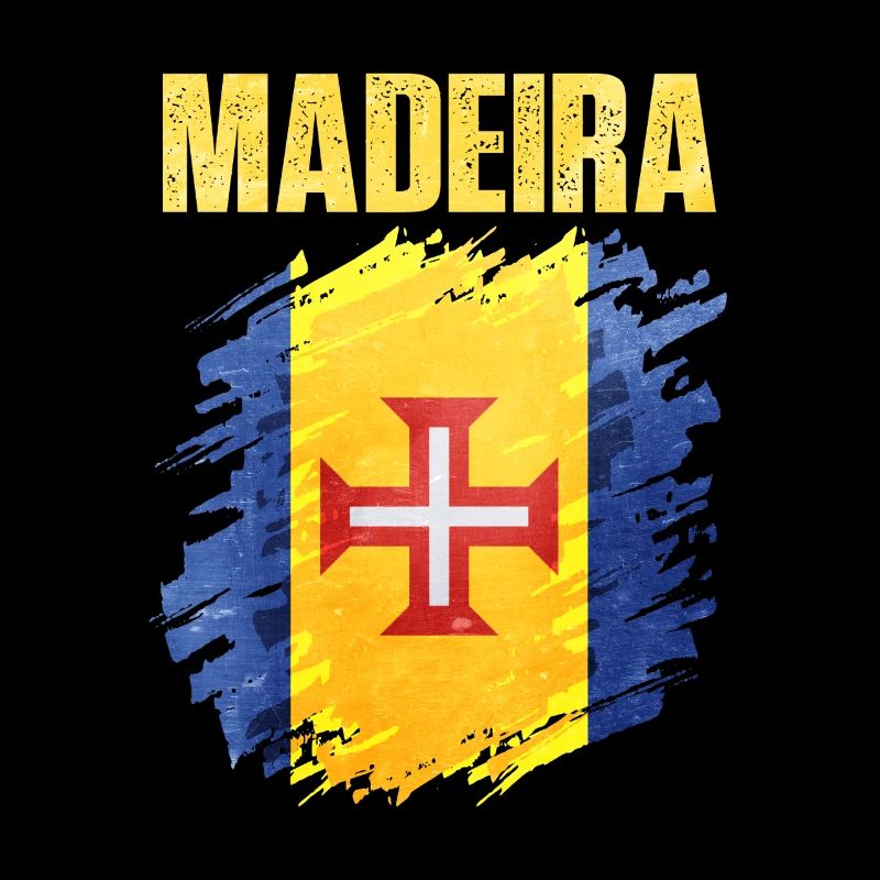Conception artistique inspirée du drapeau de Madère