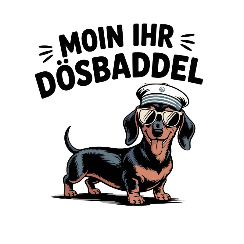  Moin Ihr Dösbaddel Dackel Seemann Spruch