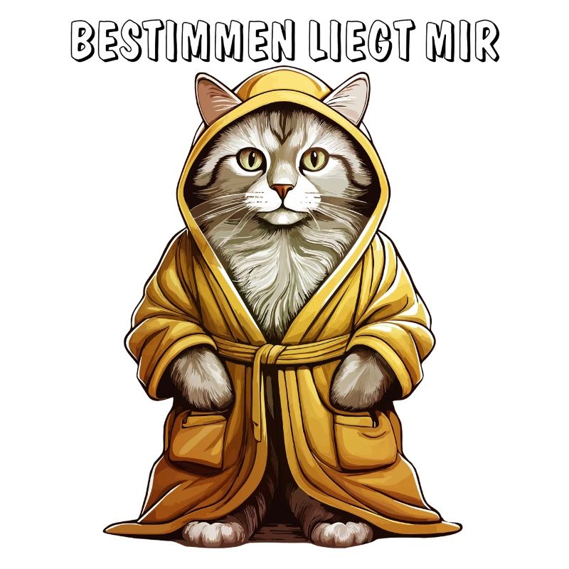 CAT BATHROBE DETERMINING IS MY KEY