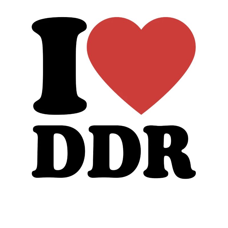 I Love DDR - Herz - Ostalgie - Ossi