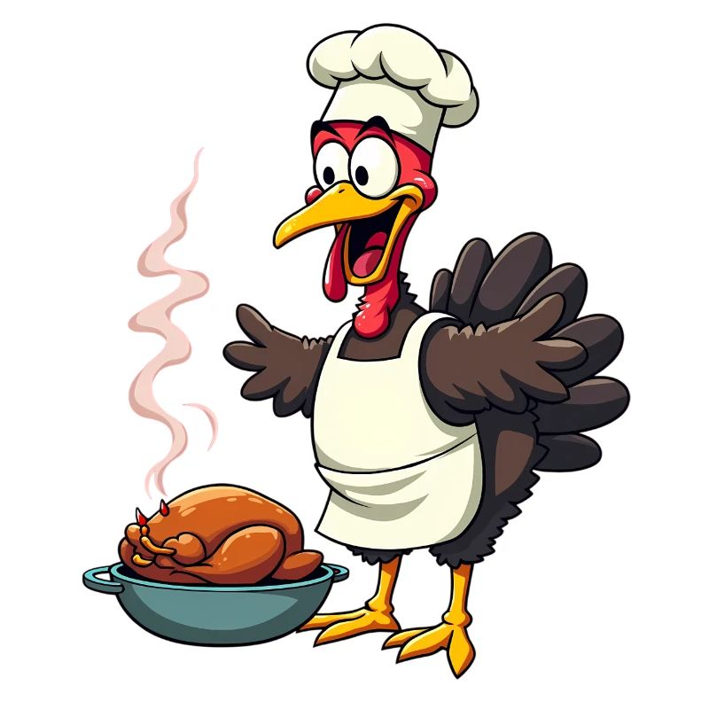Cuisinier de dinde de Thanksgiving