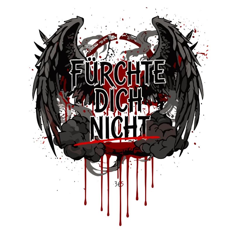 FÜRCHTE DICH NICHT Dunkel Gothic Blut