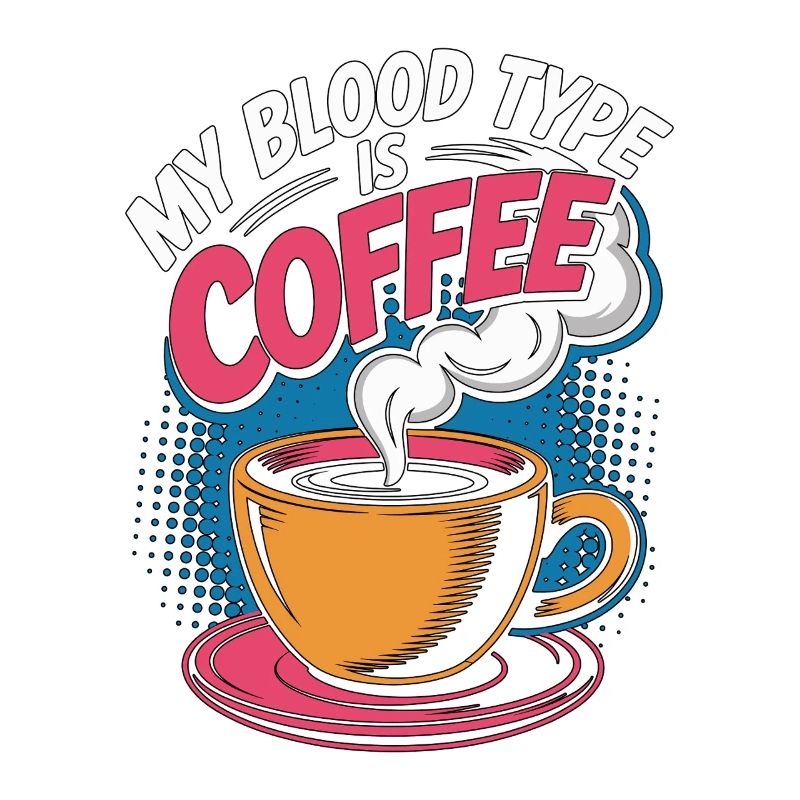 Lab Technician My Blood Type Is Coffee Phlebotomy