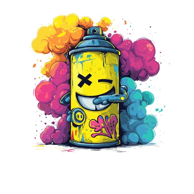 Spraykraft Yellow Graffiti Spray Cans Art