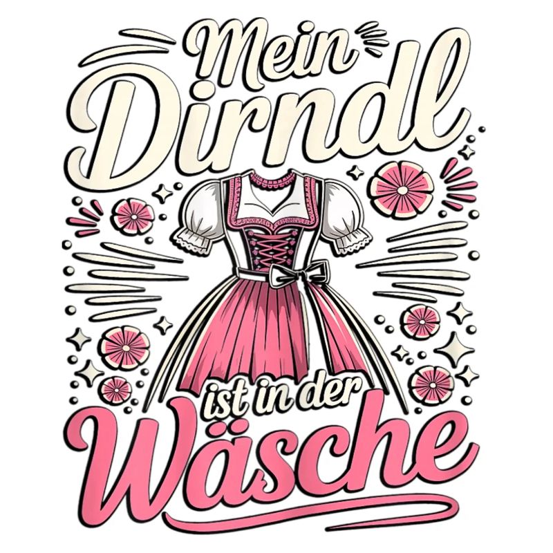 Mon dirndl est dans la buanderie
