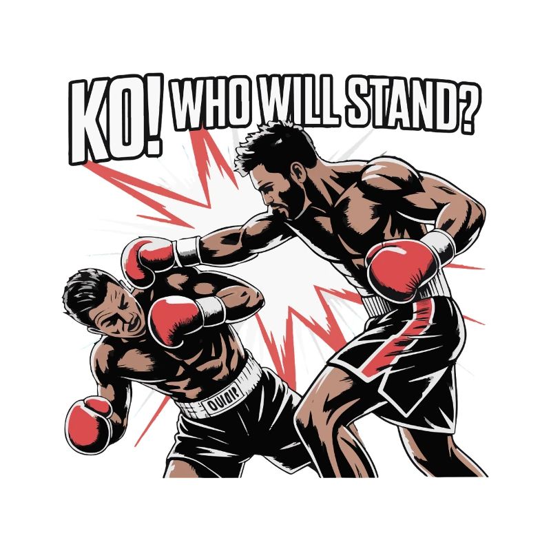 Explosion graphique de boxe par KO Showdown