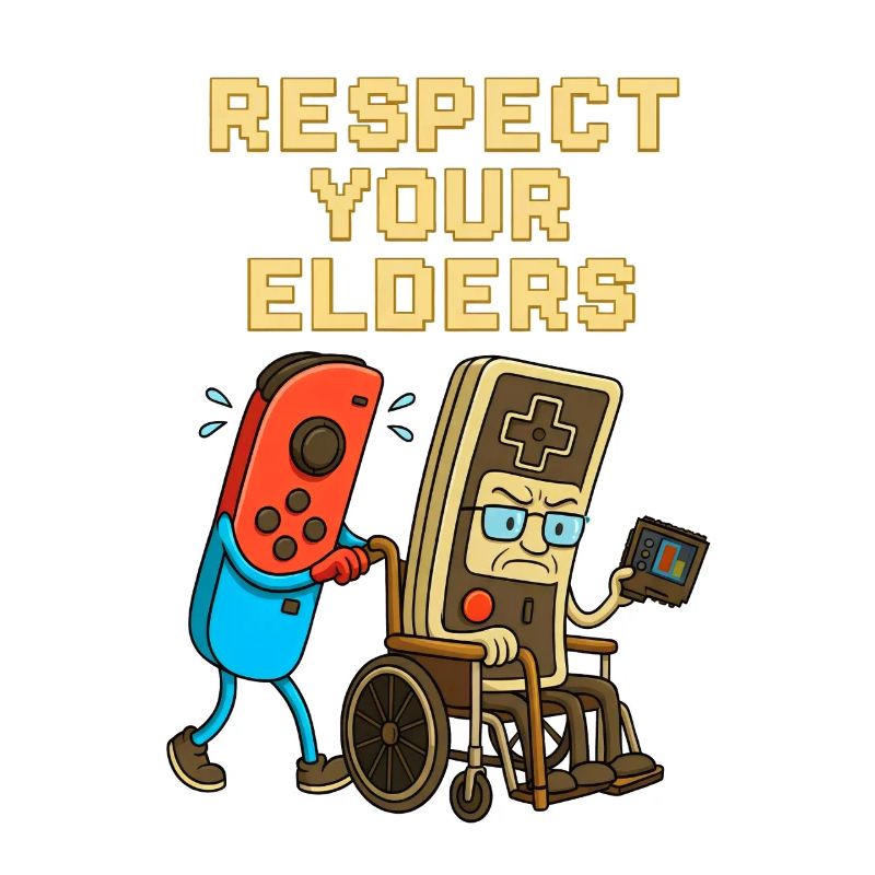 Respect Your Elders Gaming Control Rétro