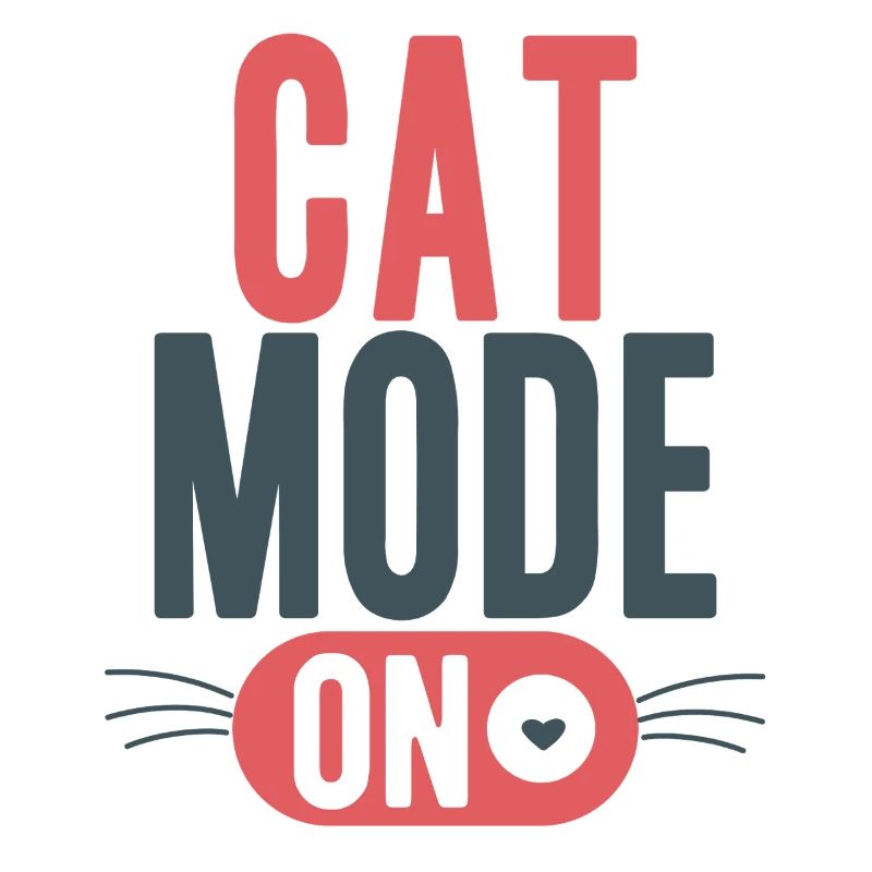 Cat Mode On Whisker Switch Typography