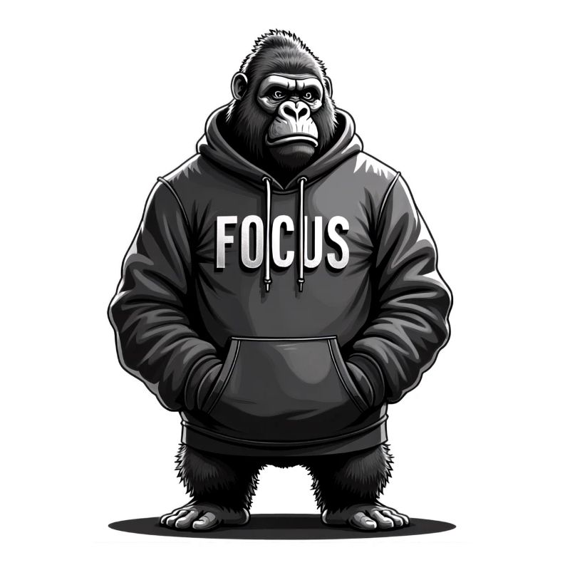 Gorilla Focus Strength Motivation Training