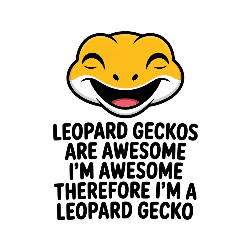 Leopard Gecko Laugh Artwork