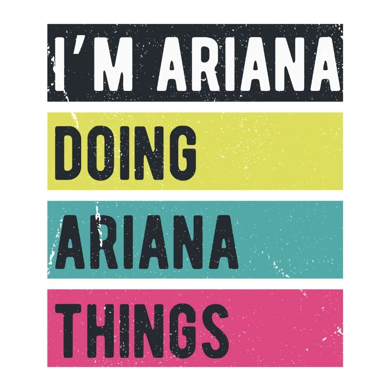 I’m Ariana Doing Ariana Things Retro Colors
