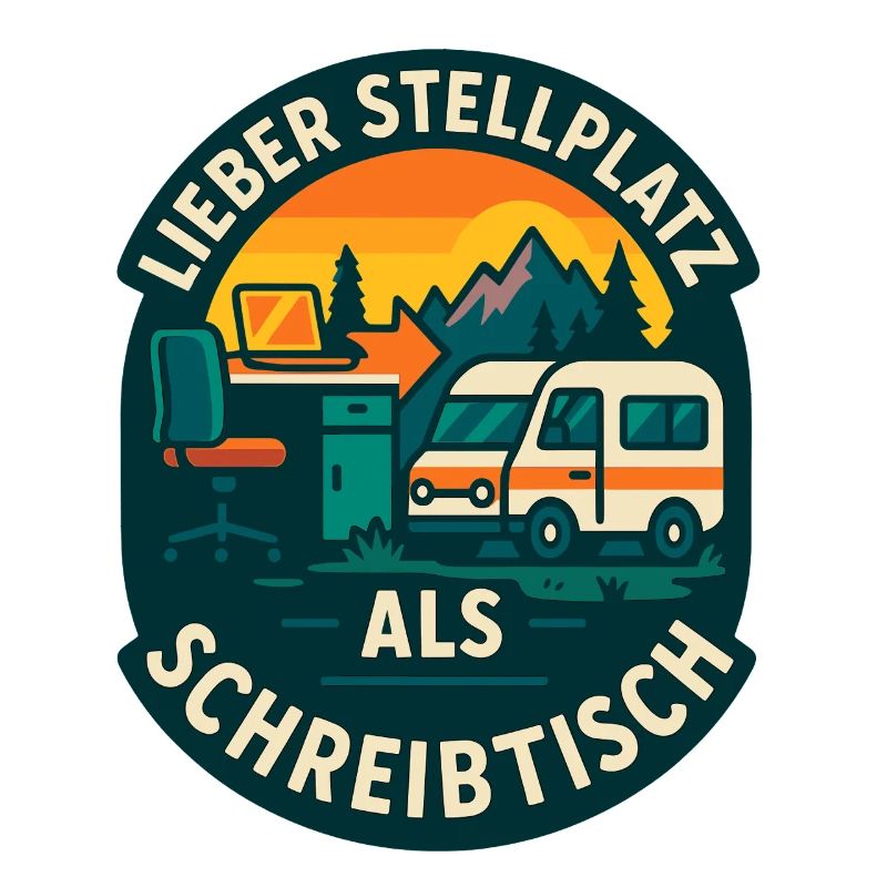 Rather a parking space than a desk | Vanlife