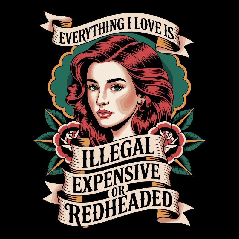 Everything I Love Is Illegal Expensive Rothaarig