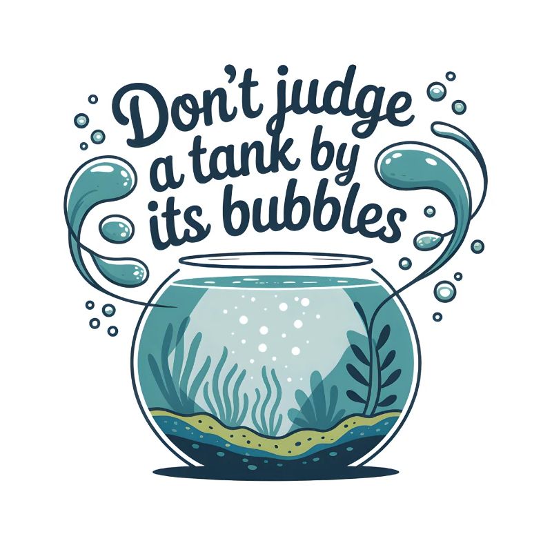 Don't judge a pelvis by bubbles | Aquascaping