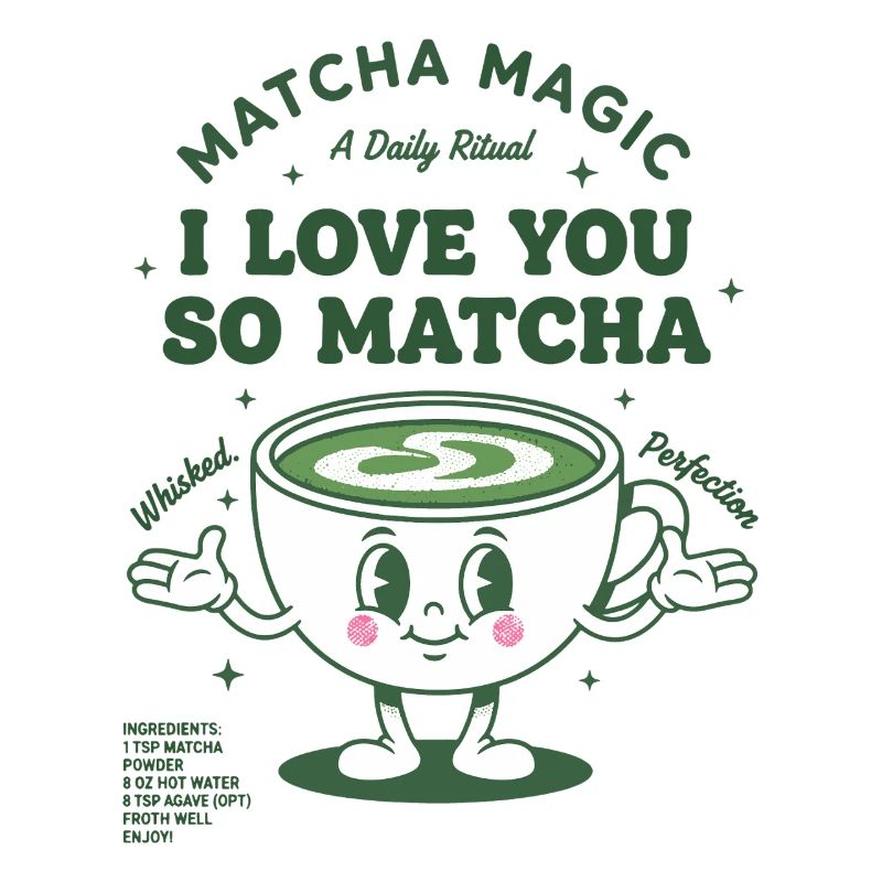 Matcha Magic Je t’aime donc Matcha Thé Vert