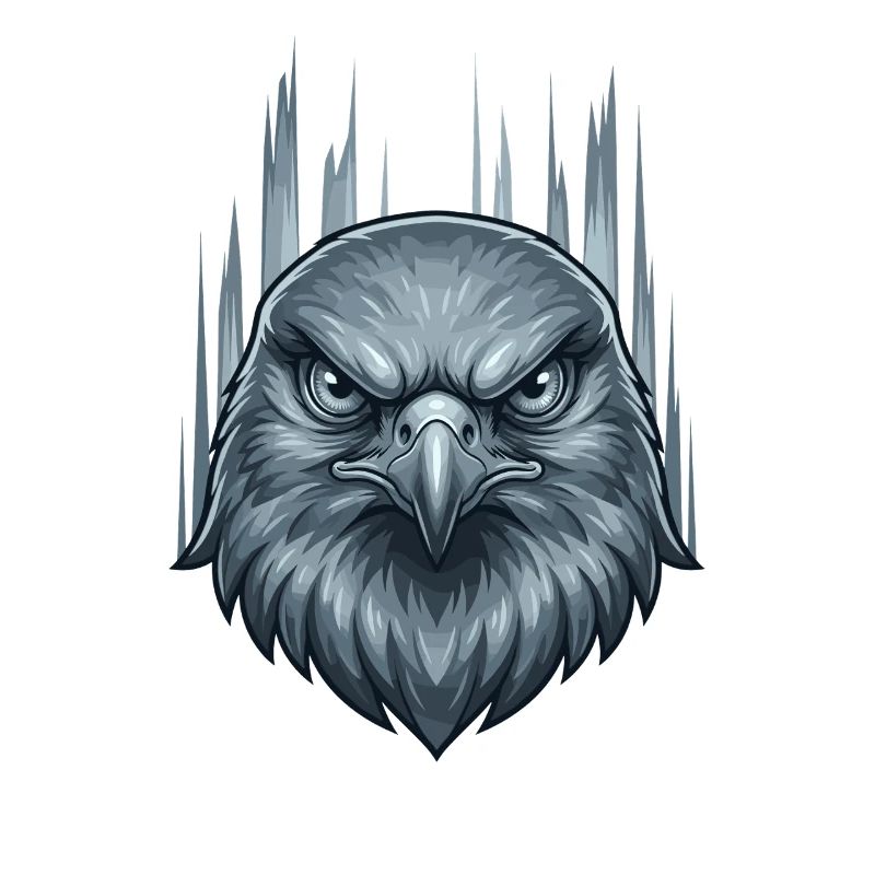 Icy Storm Eagle Head