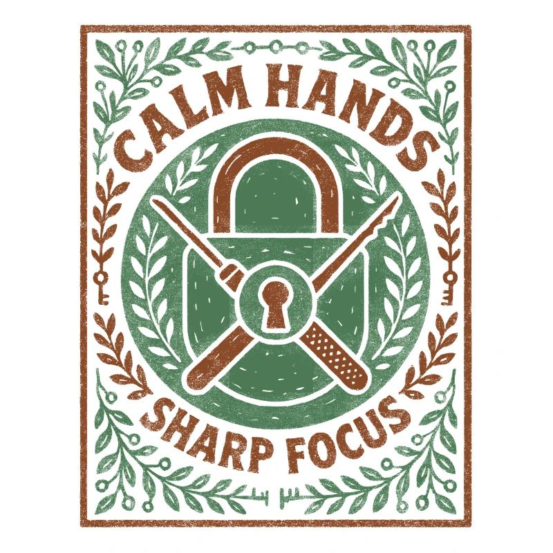 Mains stables : Concentration | Locksport Motivation