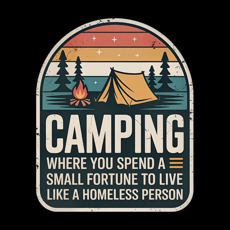 Camping Retro Design