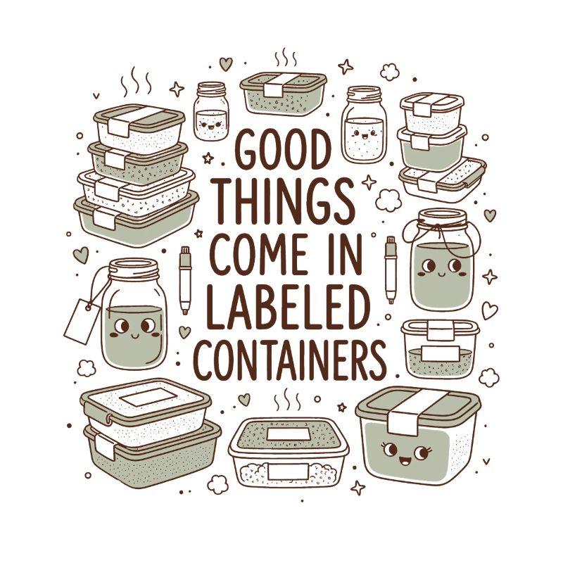 Labeled is better | Meal Prep Orga