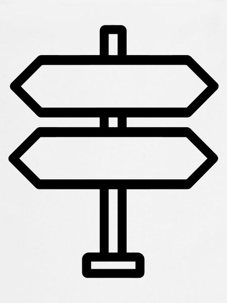 panneau directionnel