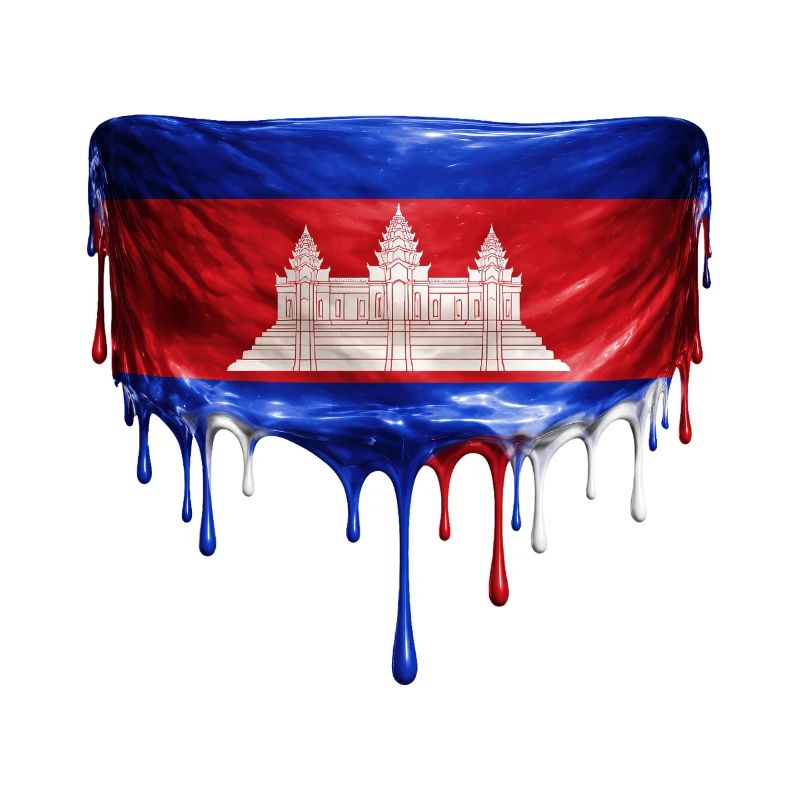 Drapeau de largage d’Angkor Wat