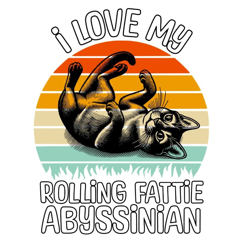 Funny Abyssinian Cat